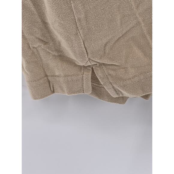 LEVI'S Men's Tan Solid Embroidered Logo Short Sleeve Housemark Polo Shirt SZ M - Picture 7 of 12